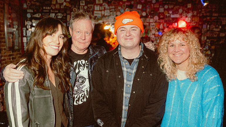 BMI’s Claire Dodelin, The Basement’s Mike Grimes, Joelton Mayfield (BMI) and BMI’s Nina Carter gather for the first show of new monthly series BMI Plug & Play.