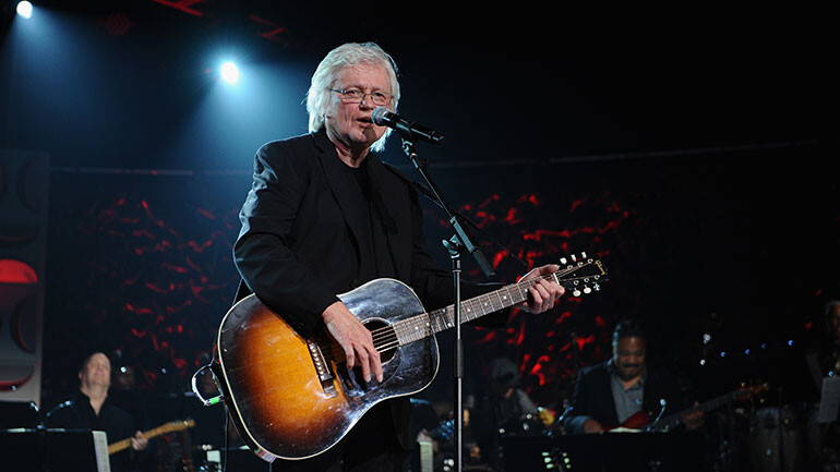 Chip Taylor performs onstage during the Songwriters Hall Of Fame 47th Annual Induction And Awards at Marriott Marquis Hotel on June 9, 2016 in New York City.