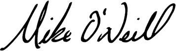 Mike O'Neill's signature