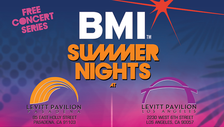 Levitt Pavilion Pasadena 2022 Schedule Bmi Kicks Off Free Concert Series 'Summer Nights' | News | Bmi.com